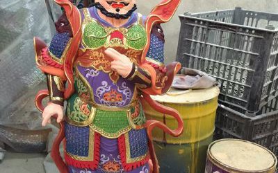 廟宇玻璃鋼樹(shù)脂彩繪神佛菩薩二十四諸天雕塑