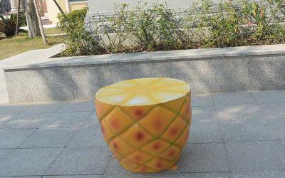 游樂園玻璃鋼仿真創意凳子雕塑