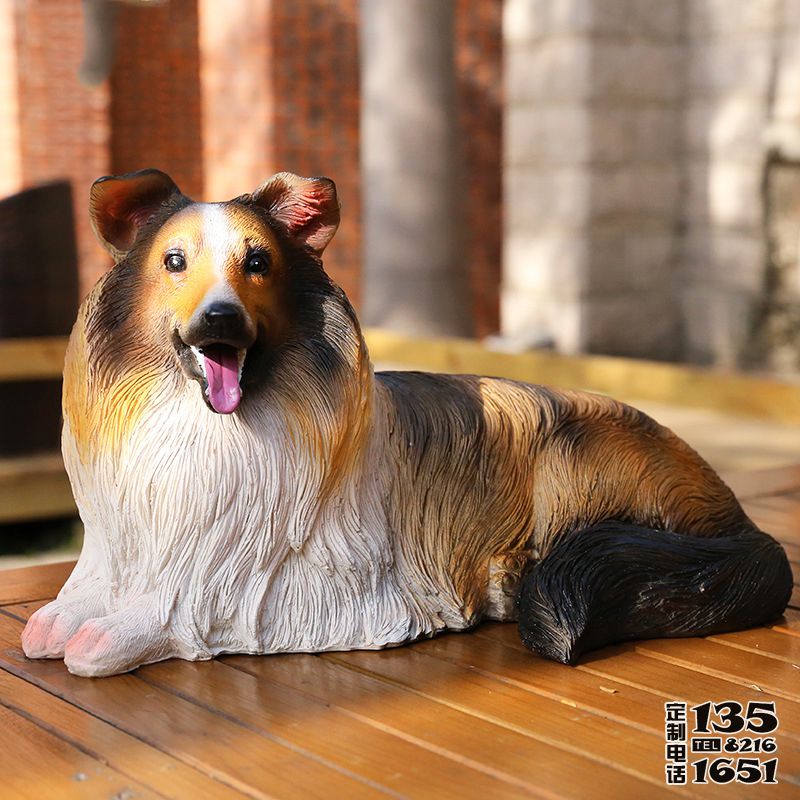 室內(nèi)創(chuàng)意玻璃鋼仿真動物景觀狗雕塑 室內(nèi)創(chuàng)意玻璃鋼仿真動物景觀狗雕塑