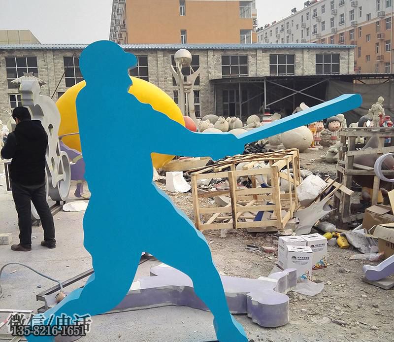 玻璃鋼抽象剪影人物雕塑 玻璃鋼抽象剪影人物雕塑